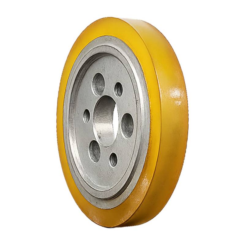 Rueda engomada de arrastre 140mm x 20mm x 35mm, Marzica