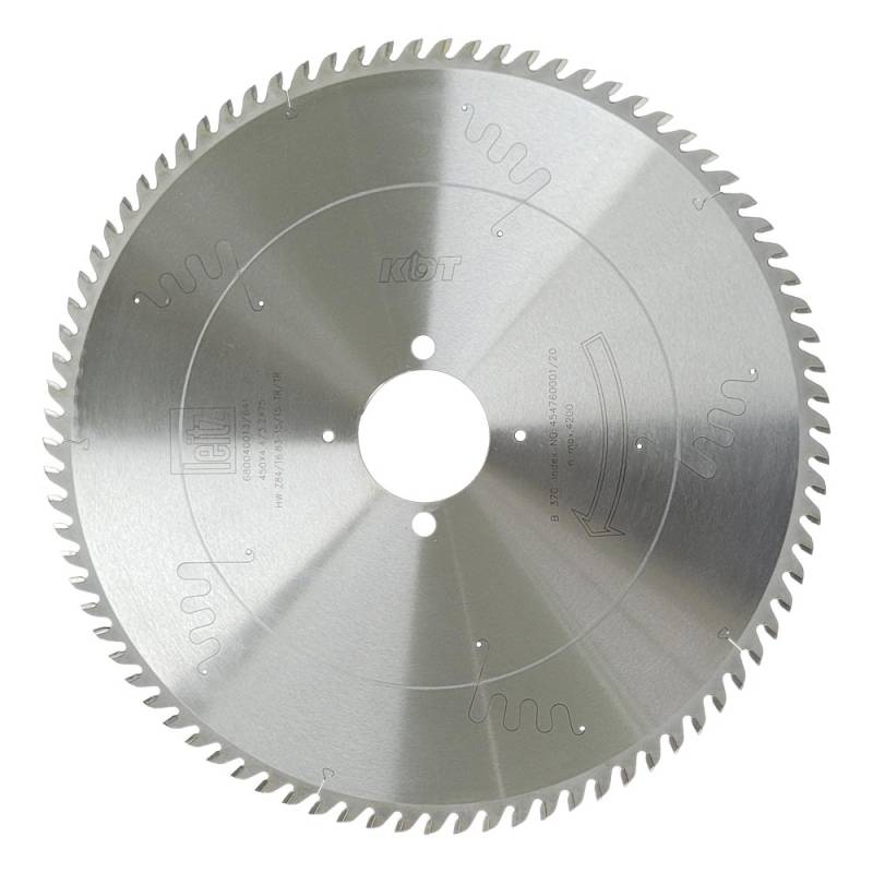 Hoja de corte, ØExt:450mm x ØEje:75mm x 4.4/3.2 - Z=84 para Quadra 320/380