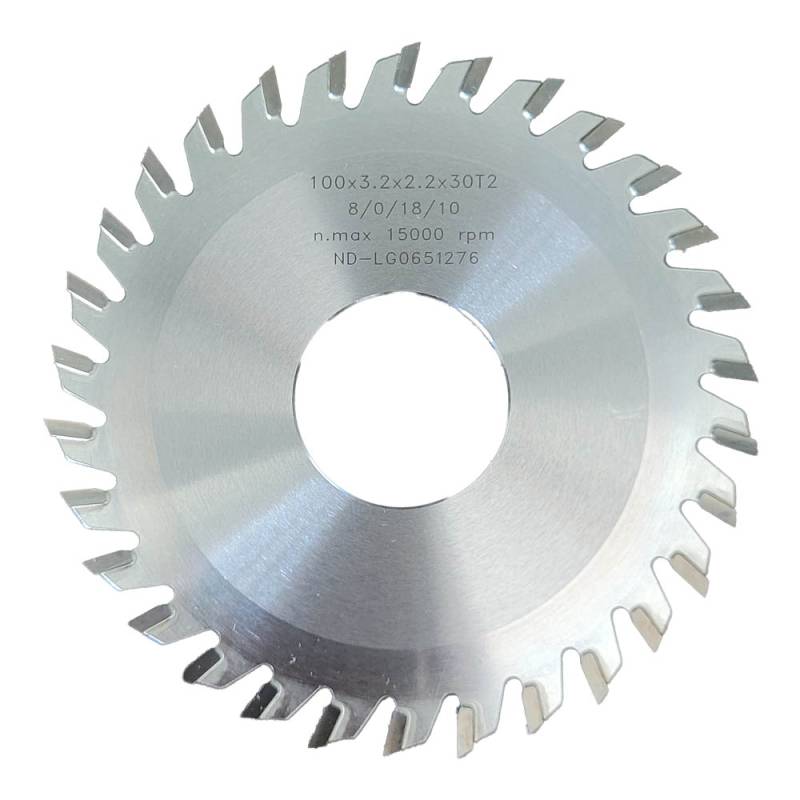 Hoja circular de retestador  Ext 100 x Eje Ø30 x 3.2 x Z30,  para Max 340/50, OAV